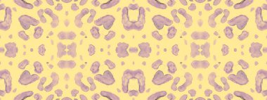 Kusursuz Leopar Taklidi. Kahverengi Soyut 