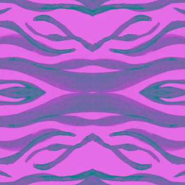 Kusursuz Zebra Kürkü. Vahşi moda dokusu. Mor 