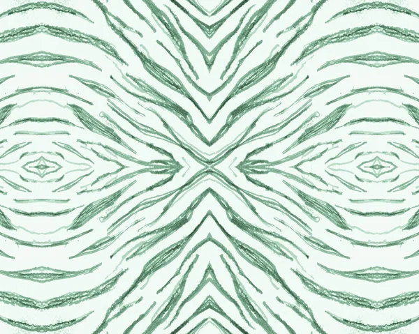 Зеленый бесшовный рисунок Зебры. Абстрактные африканцы — стоковое фото