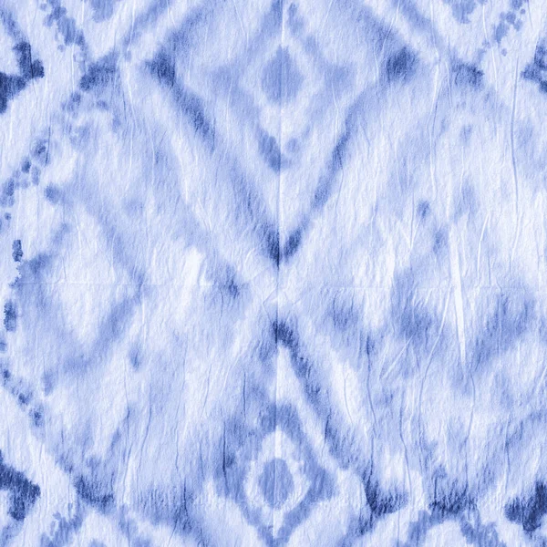 Голубой Индиго Икад Шеврон. Крашеный фон. — стоковое фото