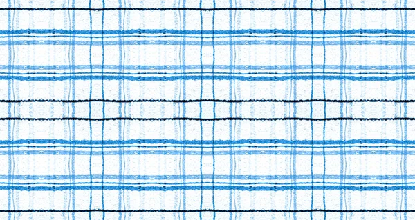 Vzor z kostkované látky. Blue Christmas Check — Stock fotografie