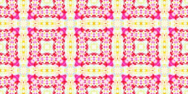 Kusursuz Aztek Deseni Suluboya Çizimi. 