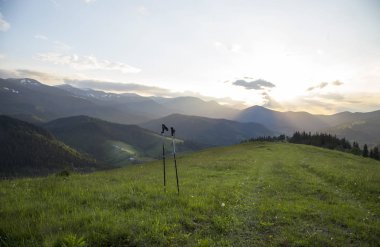 dağ vadilerinde unset, Karpatlar, Ukrayna