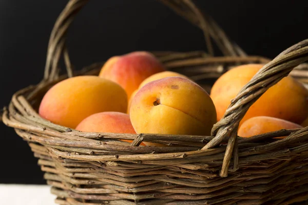 Still Life Apricots Jug — Stock Photo, Image