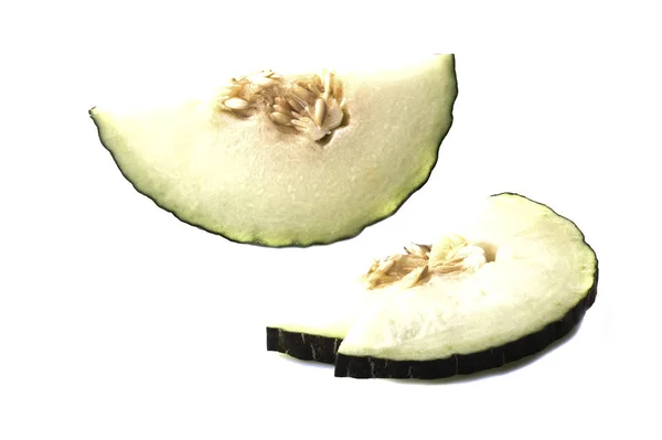 Kousky Melounu Odrůdy Peele Sapo — Stock fotografie