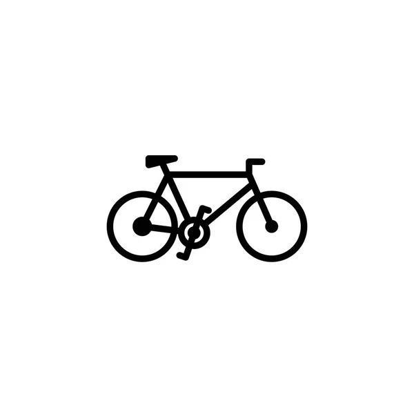 Araç Bisiklet izole Stok simge vektör — Stok Vektör