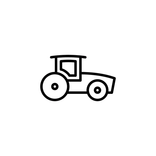 Tractor icon with line style. vector illustration — Stock Vector