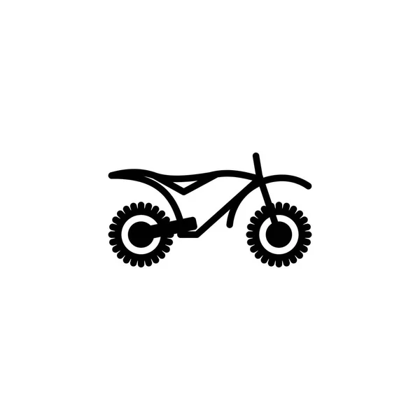 Dirt cycle icon. line style icon vector illustration — Stock Vector