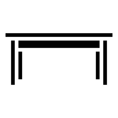 Tablo simgesi glif stili. Vektör eps10 Illustration