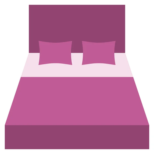 Bed Icon with flat style. vector EPS10 Illustration — Stock Vector