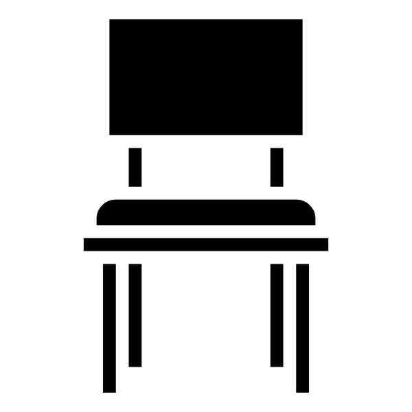 Іконка стільця зі стилем гліфа. Вектор EPS10 Ілюстрація — стоковий вектор