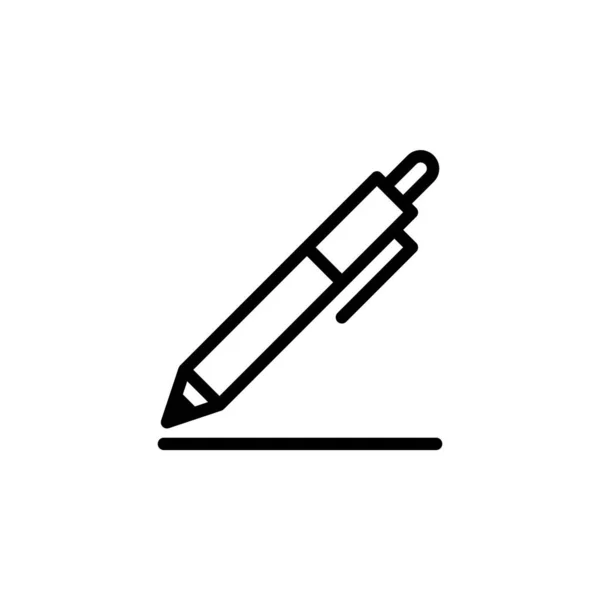 Pen Icon Vector Illustration Isolated — Stock Vector