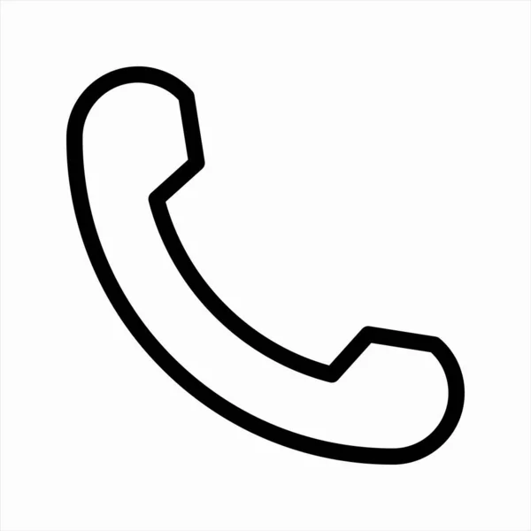 Telefoon Icoon Vector Geïsoleerd Voor Alle Doeleinden Illustratie Grafiek Voor — Stockvector