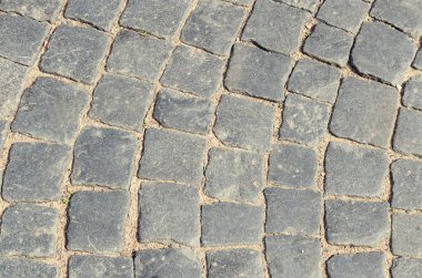 Eski kaldırım dairesel elemanı