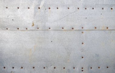 Eski galvanizli demir levhaların dokusu