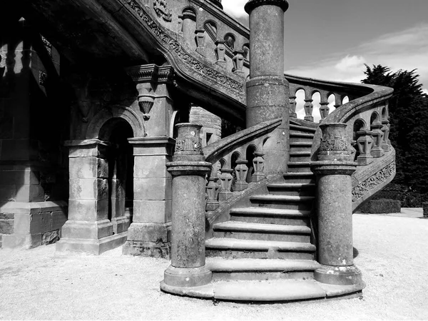 Stairs van het kasteel van Belfast — Stockfoto
