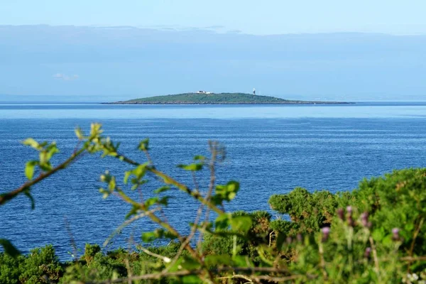 Copeland Islands - Lighthouse Island — Stock Photo, Image