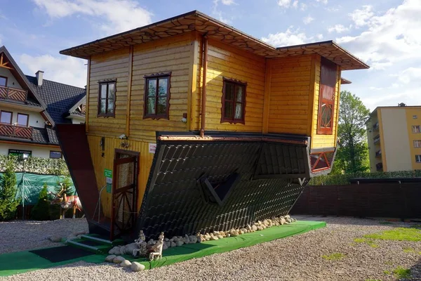 Upside Down House. Zakopane, Poland — Stock Photo, Image