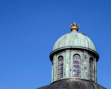 Çatı Katedrali gökyüzü İsveç'te karşı 