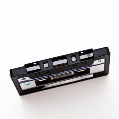 Retro siyah kaset stüdyo çekim 