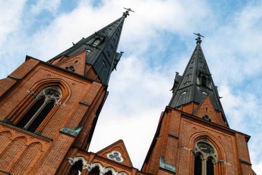 İsveç'te güzel Uppsala Katedrali 