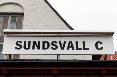 Sundsvall C binasında yazı