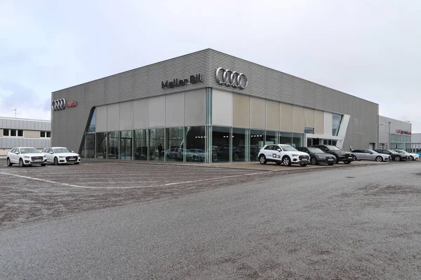 Audi Autohandelaar Bouw Auto — Stockfoto