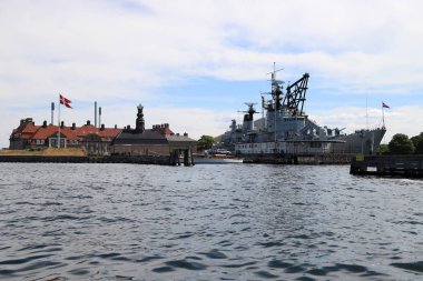 Kopenhag Cityscape, Danimarka üzerinde River görüntüle 
