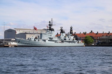 Kopenhag Cityscape, Danimarka üzerinde River görüntüle 