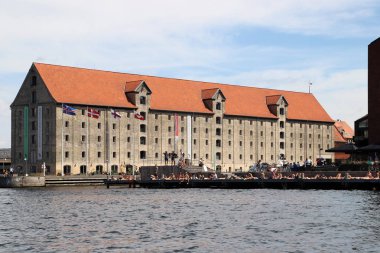 Kopenhag Cityscape, Danimarka üzerinde River görüntüle 