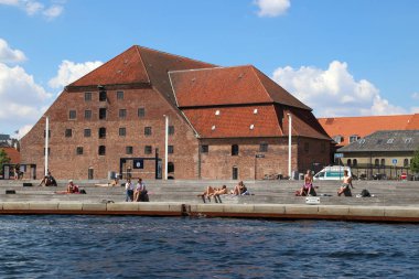 Kopenhag Cityscape, Danimarka üzerinde River görüntüle 