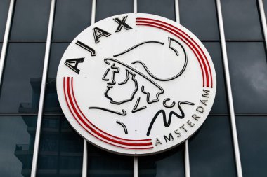 FC Ajax logosu, Amsterdam Arena, Hollanda 