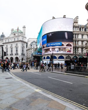Londra 'da Piccadilly sirk ile Cityscape, Ingiltere