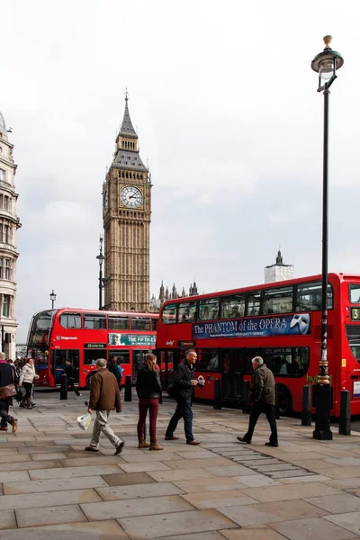 Famoso Big Ben Londres Inglaterra — Foto de Stock