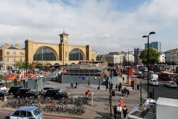 Aerial View King Cross Square London England — Stock Photo, Image