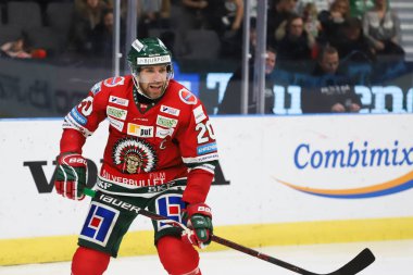 Göteborg, Isveç-30 Aralık 2018-Frolunda ve Rogle arasında Isveçli hokey ligi maçı 