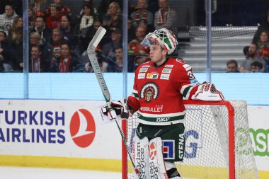 Göteborg, Isveç-30 Aralık 2018-Frolunda ve Rogle arasında Isveçli hokey ligi maçı 