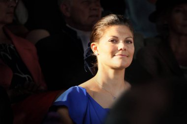 Orebro, Isveç-21 Ağustos 2010: Orebro, Isveç 'te Bernadotte yıldönümü