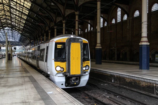 Train Liverpool Street Station London Underground England — Stock Photo, Image