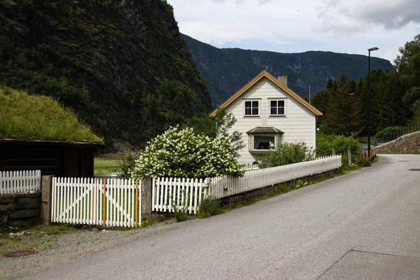 Flam Norway June 2019 Cityscape Small Village Flam Norway — Stock Photo, Image