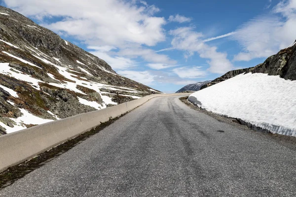 Vecchia Strada Montagna Sopra Strynfjellet Norvegia — Foto Stock