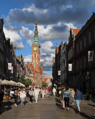Gdansk, Polonya 'daki eski bir kasaba