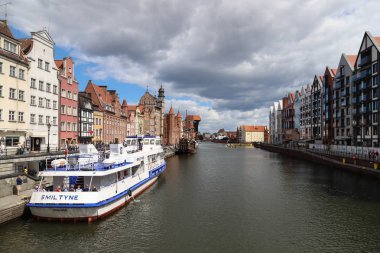 Gdansk, Polonya 'daki eski bir kasaba