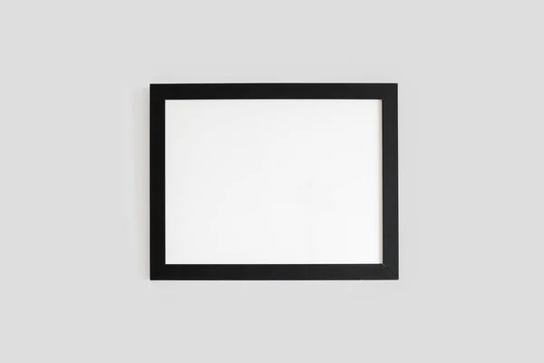 Realistic Picture Frame Mock Isolated Soft Gray Background Perfect Your — Stock Photo, Image