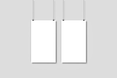 Posterler üzerinde izole yumuşak gri arka plan dalga geçiyorsunuz. 3D render.