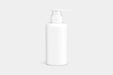 Kozmetik şişe olabilir püskürtme kabı. Dağıtıcı krem, çorba, köpükler ve diğer kozmetik için. Şablon için Your Tasarım kadar alay. Gerçekçi fotoğraf. 3D render