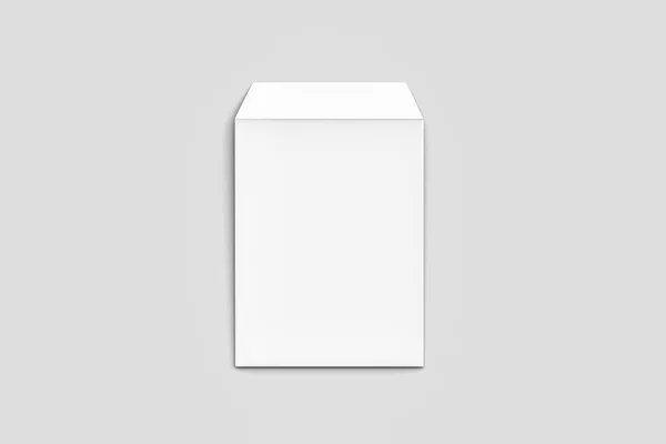 Realistische Wit Mock Envelop Voor Letter Uitnodiging Kaart Geïsoleerd Zachte — Stockfoto