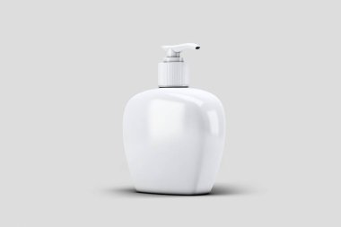 Kozmetik şişe olabilir püskürtme kabı. Dağıtıcı krem, çorba, köpükler ve diğer kozmetik için. Şablon için Your Tasarım kadar alay. Gerçekçi fotoğraf. 3D render