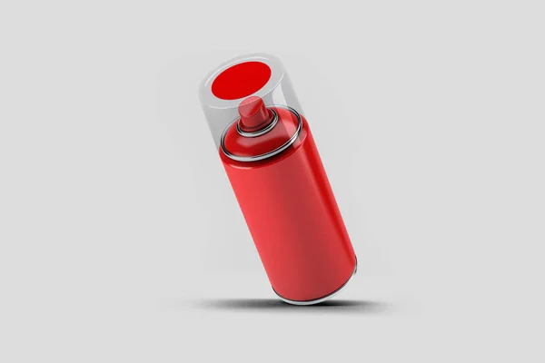 Leere Flaschenattrappe Mit Sprühverschluss Kosmetik Deo Vorlage Oder Freshener Realistisches — Stockfoto