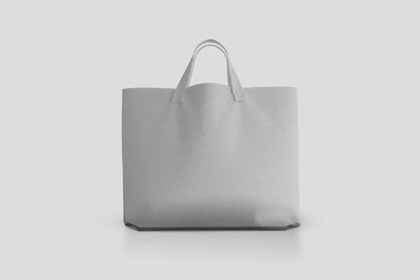 Тканина Tote Bag Полотно Тканини Покупки Sack Mock Порожній Шаблон — стокове фото